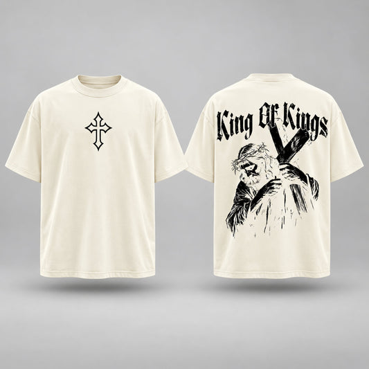 KING OF KINGS — Vintage Washed Oversized Tee